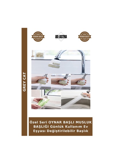 Özel Seri Oynar Başlı Musluk Başlığı Günlük Kullanım Ev Eşyası Değiştirilebilir Başlık Çok Renkli