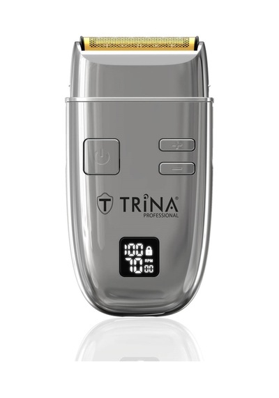 Trina Trnsklks0016 - Profesyonel Elekli Sakal Kesme Makinası - Gümüş 1 Saat