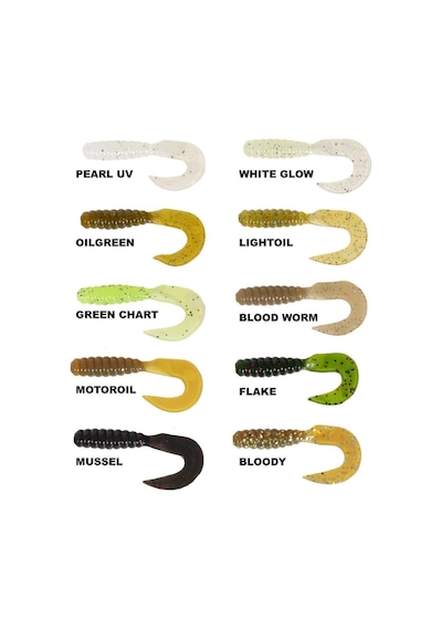 Ryuji Swim Worm 5.5 Cm Tpr Kokulu Silikon Yem