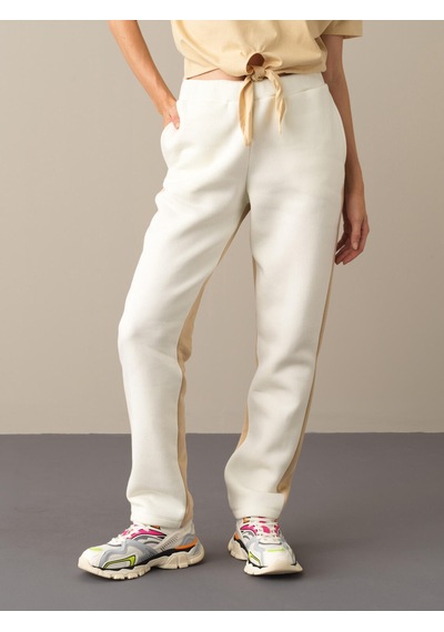 Xint Ekru Regular Fit Pamuklu Sweat Pantolon 470373