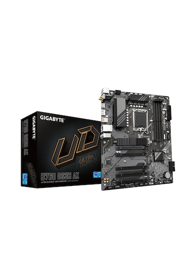 Gıgabyte B760 DS3H AX Intel B760 5333 MHz (OC) DDR5 Soket 1700 ATX Anakart