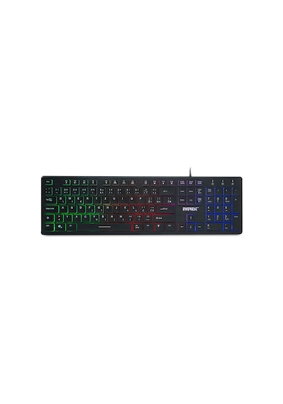 Everest Kb-840 Siyah Aydınlatmalı Usb Lc Layout Slim Klavye