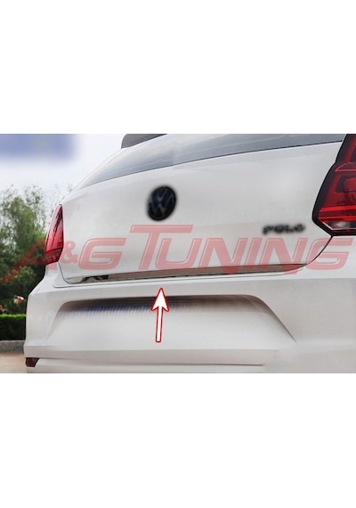 Volkswagen Polo 6R Krom Bagaj Alt Çıta Formlu 2009 2017 Paslanmaz