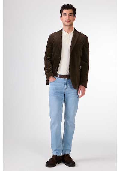 Dufy Kahve Erkek Ceket - Slim Fit Kahverengi