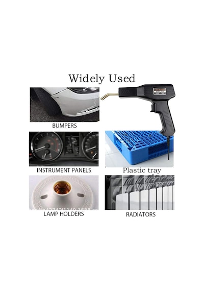 Aee Plastik Kaynak Makinesi 800 Adet Sıcak Zımba Seti 50w 0-15a 220v Tırnak Araba Tampon Plastik Parça Birleştirme Kaynatma Çatlak Giderme Tamir Kiti