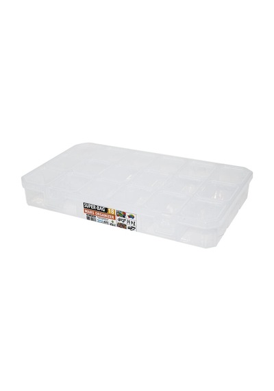 Mars 18 Bölmeli Şeffaf Organizer Box Bx40