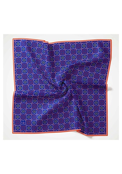 Silk Home Pusula Desen Soft Pamuk Eşarp Morcivert