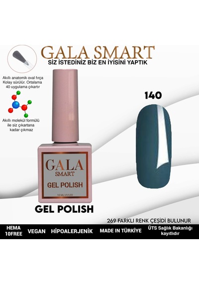 Gala Smart Classic Kalıcı Oje 10 Mle No:140
