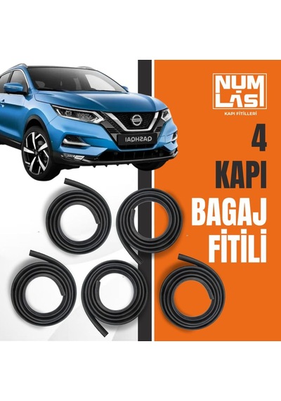 Nissan Qashqai 2014-2021 4 Kapı + Bagaj Fitili-a Kalite-numlas-nm5358