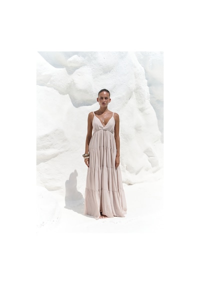 Mai Collection Mai Studios Co. Siena Vizon Askılı Uzun Elbise Vizon Mai Collection Mai Studios Co. Siena Vizon Askılı Uzun Elbise Vizon