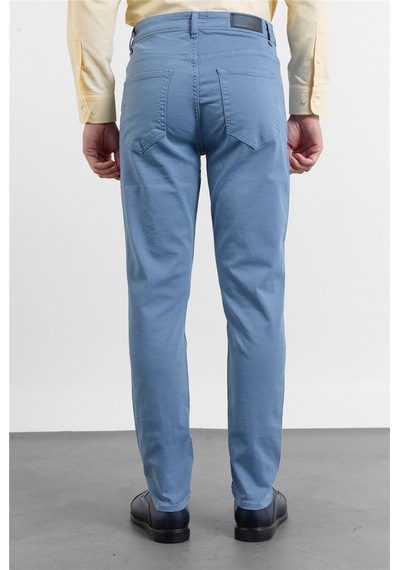 İmza A.turkuaz 5 Cep Düz Paça Gabardin Slim Fit Pamuklu Pantolon 1003260318