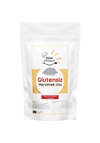 Glutensiz Kırmızı Mercimek Unu 1 Kg