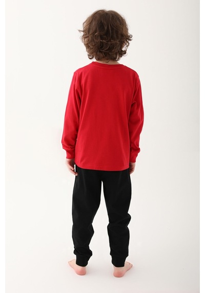 Looney Tunes L1611-3 Çocuk  Kırmızı Pijama