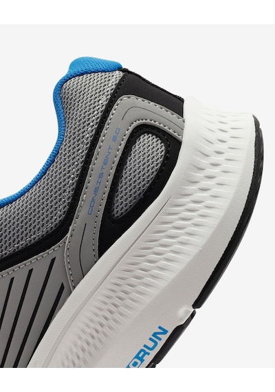 Skechers Go Run Consistent 2.0 Erkek Gri Koşu Ayakkabısı 220866 Gybk Gri