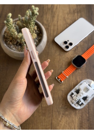 Apple iPhone 15 Pro Max Uyumlu Darbelere Hava Filtreli Yüksek Kamera Korumalı Şık West Silikon Kılıfı Pembe Apple iPhone 15 Pro Max Uyumlu Darbelere Hava Filtreli Yüksek Kamera Korumalı Şık West Silikon Kılıfı Pembe