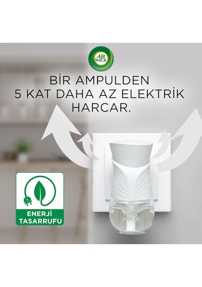 Air Wick Elektrikli Temizliğin Esintisi 1 Cihaz + 1 Koku + Yedek Şişe Bahar Çiçekleri