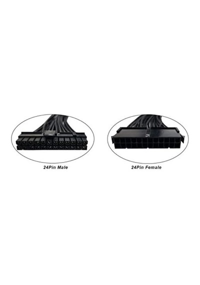 Pin Uzatma 30 Cm 24 Pin Power Uzatma Kablosu Genel