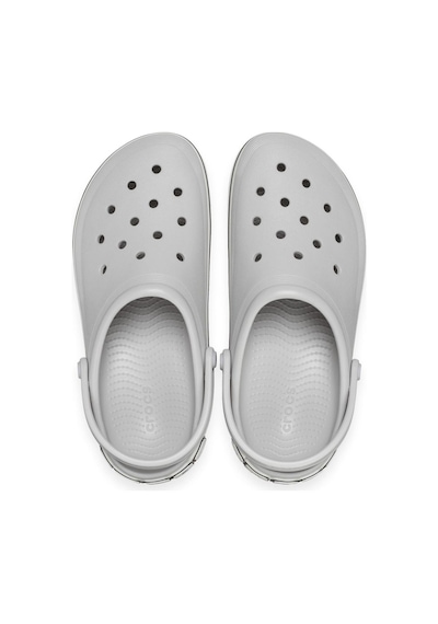 Crocs 209651 Off Court Logo Clog Gri Erkek Terlik Gri