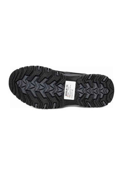 Erkek Outdoor Bağcıklı Kaymaz Taban Sneaker Ayakkabı Siyah