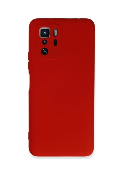 Xiaomi Poco X3 Gt Uyumlu Kılıf Nano İçi Kadife Silikon - Kırmızı