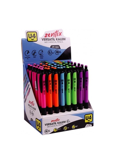 Zentix Versatil Kalem 0,7 Uçlu Kalem Karışık - 3 Adet Çok Renkli