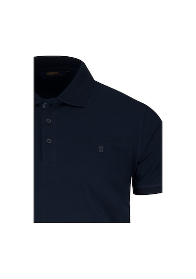 Hatemoğlu Lacivert Regular Fit Polo Yaka Pamuklu Tişört