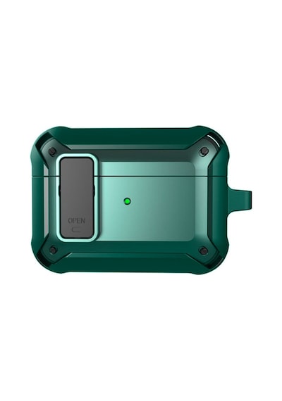 Ally Shockproof Darbe Emici Apple Uyumlu AirPods Pro Kulaklık Kılıfı Yeşil