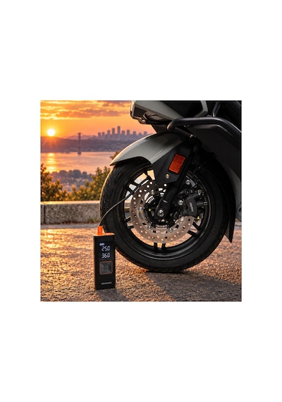 Gp Venandin Inflamo Ltk003 4in1 Dijital Ekranlı 150 Psı 8000 Mah Taşınabilir Şarjlı Hava Pompası & Akü Takviye Cihazı