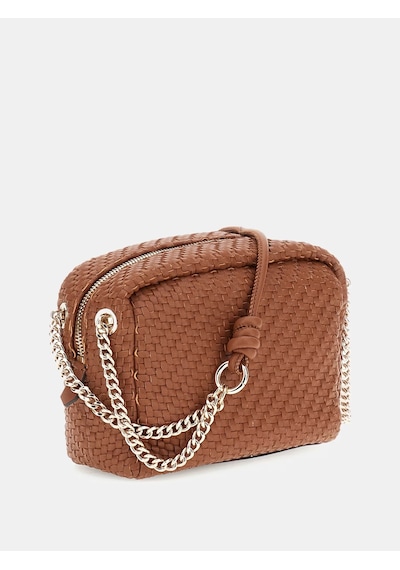 Guess Francy Hasır Mini Kadın Çapraz Çanta Hwwg9530140 Taba