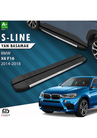 S-dizayn Bmw X6 F16 S-line Krom Yan Basamak 193 Cm 2014-2018 A+ Kalite