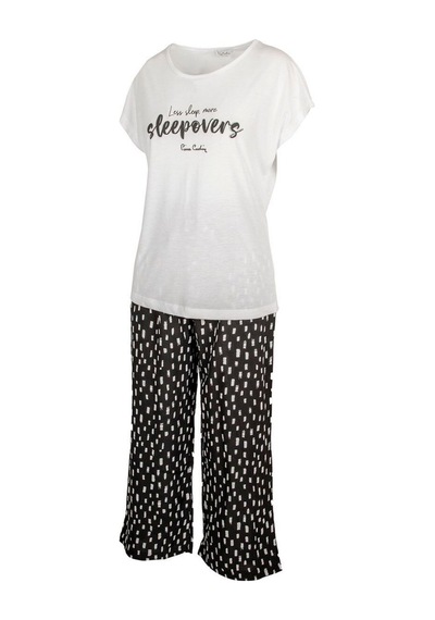 Pierre Cardin Kadın Krem Kapri Pijama Takım 8245