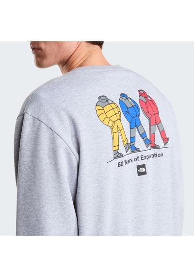 The North Face U Tnf Celebratıon Relaxed Crew-graphıc Erkek Sweatshirt Nf0a8gatdyx1 Gri
