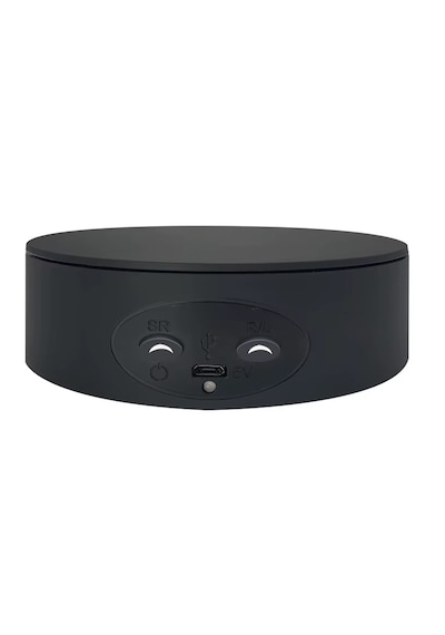Schulzz 13 Cm Panorami V2 Mini Ai Stant 360 Dönen Çekim Ve  Ürün Sunum Standı 4 Kg Kapasiteli Siyah 13,5x3,8x3cm