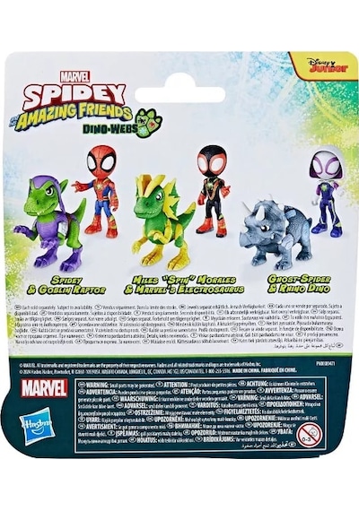Spidey And His Amazing Friends Dino Webs Ghost-spider Ve Rhino Di