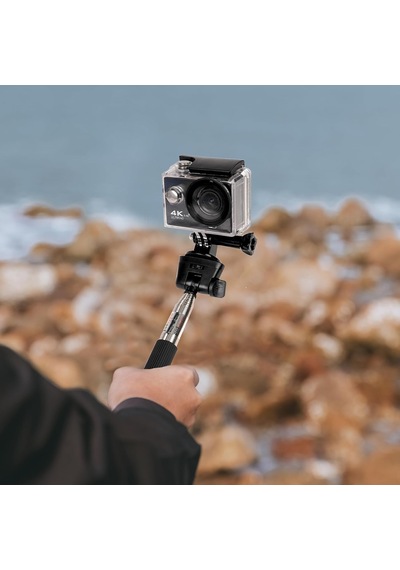27 Parça Aksiyon Kamera Aksesuar Seti Gopro İle Uyumlu, Djı İle Uyumlu, Spor Montaj Kiti Vlog Seyahat Çekim Aparatları Ks-1