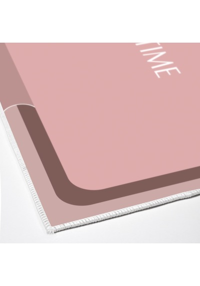 Dijital Kaymaz Yıkanabilir Banyo Mutfak Salon Paspas Halısı Trend Modern Al4002 Pembe