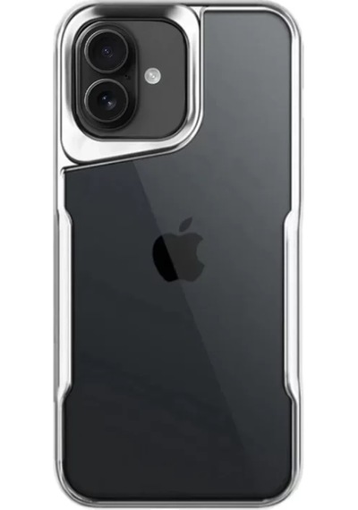 Newface Apple İphone 16 Kılıf Boyi Silikon Kapak - Gümüş