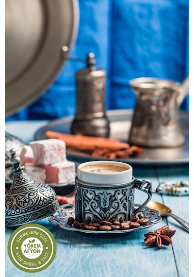 Yörem Afyon Üstün Lezzetli Bol Köpüklü Halis Türk Kahvesi 250gr.