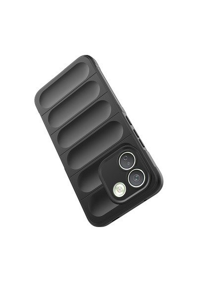Xiaomi Redmi Note 17 Pro Max Kılıf Elde Tutma Kolaylıkla Kaydırmaz Kenar Line Dizayn Optietnik Kapak Siyah