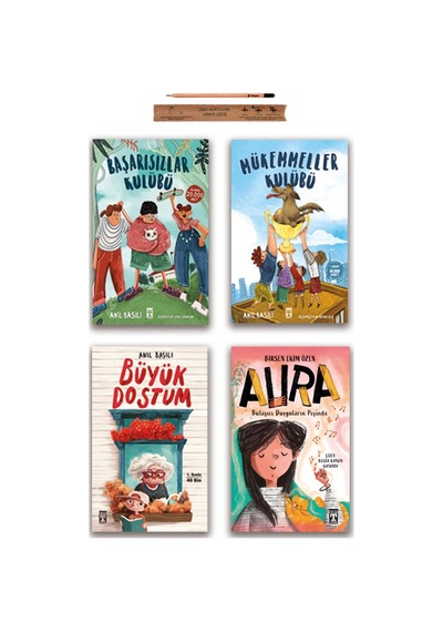 Timaş İlk Gençlik Mükemmeller Kulübü - Başarısızlar Kulübü - Büyük Dostum - Aura Set 4 Kitap
