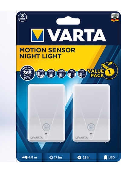 Varta Motion 3AAA Twin Packikili Paket Sensör Night Light