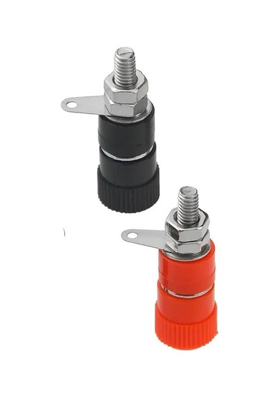 Koodmax 5 Takım 4mm Orta Boy Born Klemens 5 Kırmızı - 5 Siyah