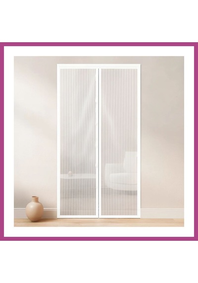 Gees Global Mıknatıslı Kapıya Uygun Tül Sineklik 105x205 Cm Gbzs