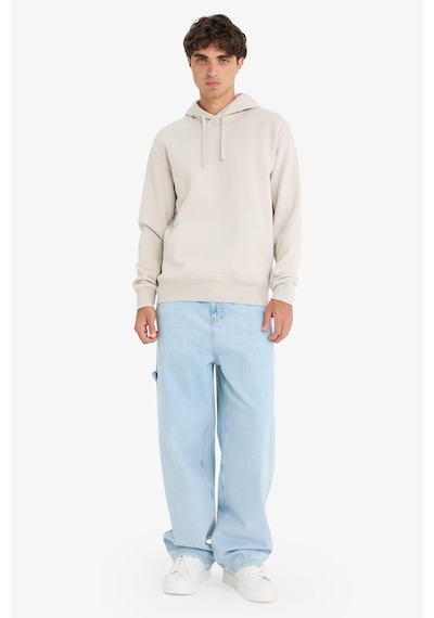 Defacto Regular Fit Kapüşonlu Sweatshirt X8283az25aubg766 Bej