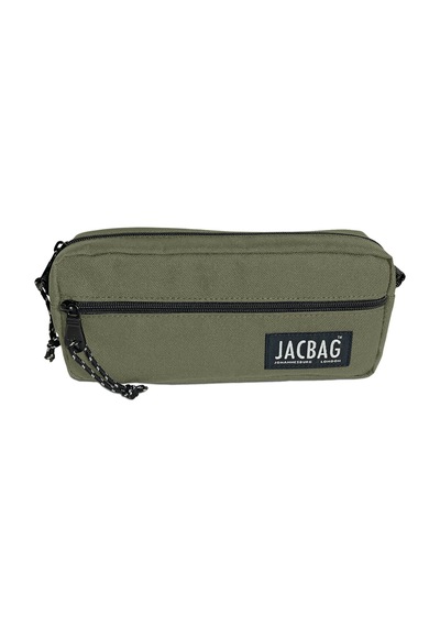 Jacbag Dual Zıp-iki Fermuarlı Kalemkutu Siyah
