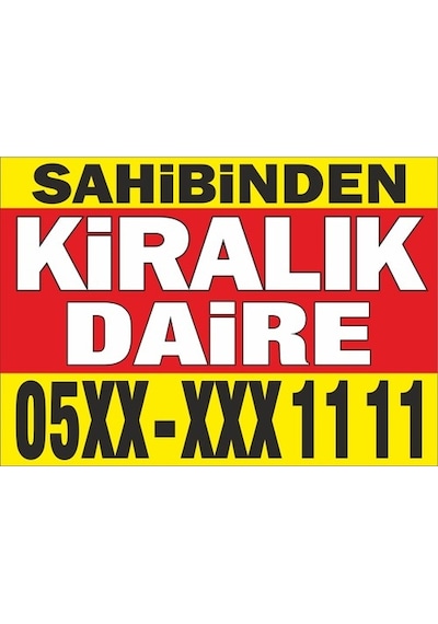 Sahibinden Kiralık Emlak Branda Afiş Pankart (436276744)