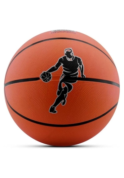 Basketbol Topu Iç Dış Mekan Pompa 7 Numara Turuncu