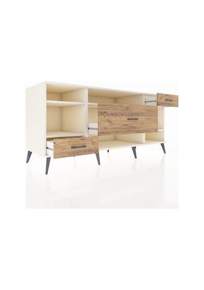 Kronos Konsol 4 Raflı 3 Çekmeceli 176x59x83 Aytaşı-aytaşı/çam Aytaşı/çam Kronos Konsol 4 Raflı 3 Çekmeceli 176x59x83 Aytaşı-aytaşı/çam Aytaşı/çam