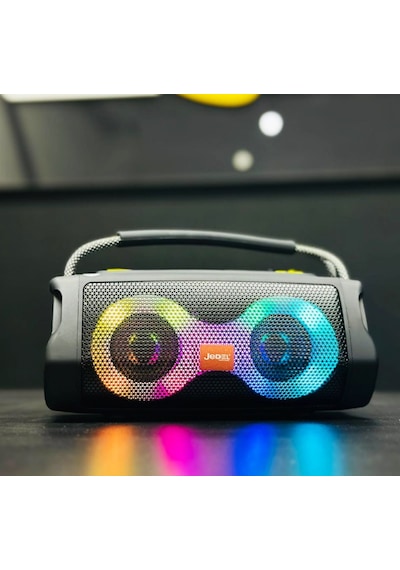 Jedel Sa-217 Taşınabilir Bluetooth Hoparlör, Rgb Led Işıklı, Kablosuz, Boombox Tasarım Ses Bombası
