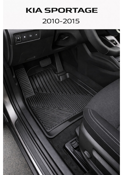 Kia Sportage Sl 2010-2015 Uyumlu 3d Oto Paspas Ve Bagaj Havuzu Set Premium